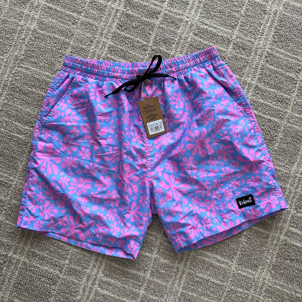 Kulani Kinis Pink and Blue Swimwear